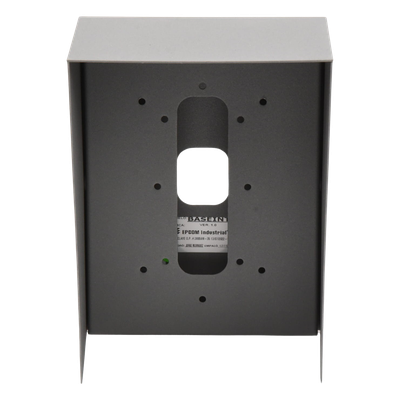 Cubierta Protectora Industrial / Acero Calibre 18 / Pintura Electrostática Gris / 1.38 kg / Montaje en Poste Tubular