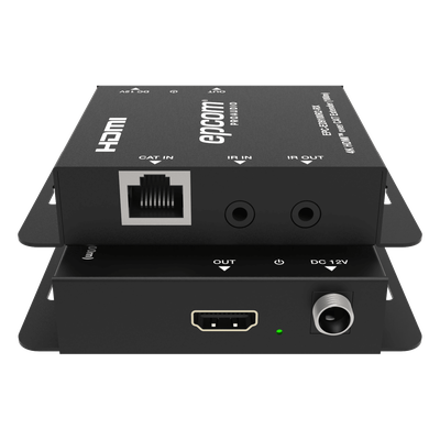 Extensor HDMI / 4K30 sin Compresión / 100 m (328.1 ft) / Cat6/6a / PoC Bidireccional / Audio 5.1CH / HDCP 1.4
