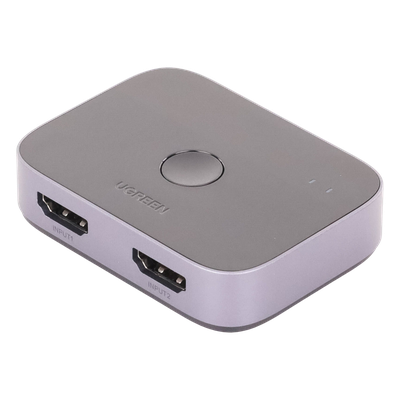 Conmutador HDMI 2.1 / 8K @60Hz / 4K @120Hz / 48Gbps / 2×1 / HDR Dolby / 7.1 Canales