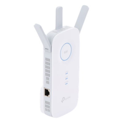 Repetidor WiFi AC / 1750 Mbps / Doble Banda 2.4 y 5 GHz / Puerto Gigabit / 3 Antenas Externas / Cobertura 929 m² (10,000 ft²)