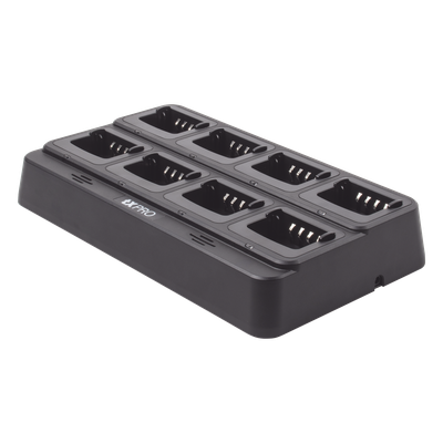 Cargador de Escritorio / 8 Cavidades / Dual Química Ni-MH y Li-Ion / 15 V 8 A / 100-240 VCA