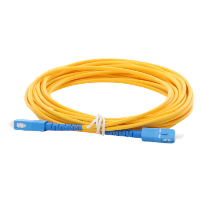 Jumper de Fibra Óptica / Monomodo OS2 G.652D / SC/UPC-SC/UPC / Simplex / 6 m (19.69 pies) / 3 mm