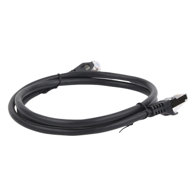 Cable de Parcheo / FTP Cat6 / 1.0m (3.28 ft) / 26 AWG / Blindado / Negro