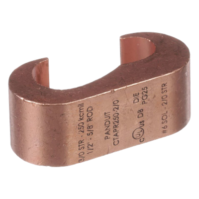 Conector de Compresión a Tierra / Cobre Sólido y Trenzado / UL 486A-486B 36 kV / 90°C / Entierro Directo en Tierra y Concreto / AWG 2 Str