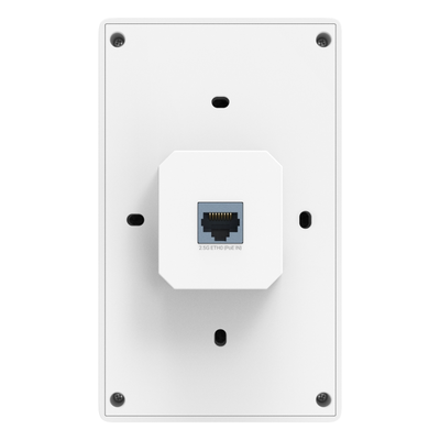 Punto de Acceso Wi-Fi 7 / BE3600 / 4K-QAM / 2.5 Gbps PoE++ / 2.5 Gbps PoE Pass-through / 2 Puertos 1 Gbps / MLO / Mesh / Montaje en Pared