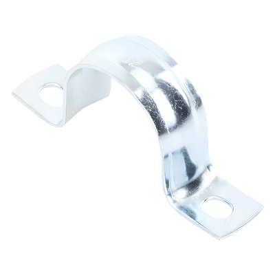 Abrazadera Omega / Conduit 1" (25.4 mm) / Acero Cincado 5 micras / Carga 30 kg / Espesor 0.9-1.2 mm