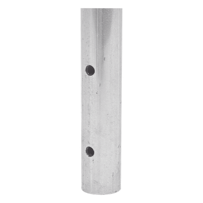 Poste de Esquina para Cerca Electrificada / Tubo Galvanizado Cal. 18 / 1" Diámetro / 0.8 m (2.6 ft) Alto / 3 Aisladores / Fijación en Concreto