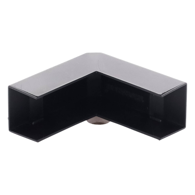 Esquinero Exterior / PVC Autoxtinguible / Negro / Para Canaleta TMK-1720-N-CC