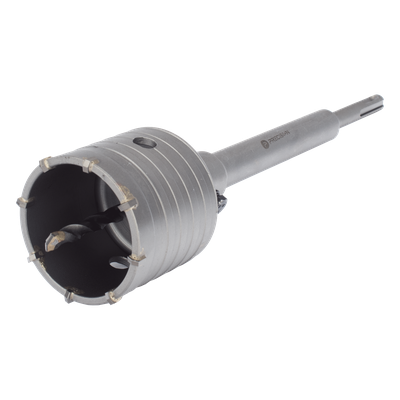 Broca Pasamuros SDS / 65 mm / Extensión 220 mm / Triple Filo / Carburo de Cobalto / Concreto