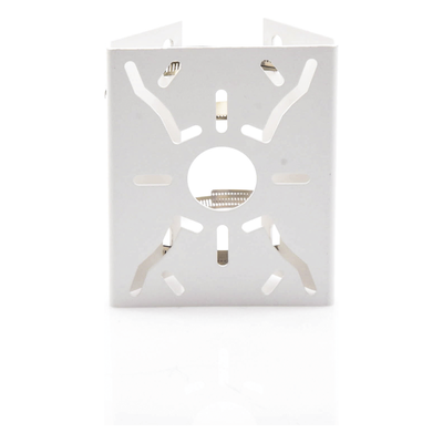 Soporte Universal para Poste / Acero Resistente a la Intemperie / Carga 10 kg / Dimensiones Compactas 200x155x72 mm / Interior/Exterior