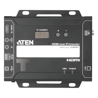 Transmisor HDMI sobre IP / 1080p @ 60Hz / Resolución 4K @ 30Hz / Daisy Chain / EDID Expert / Control CLI Telnet y RS-232