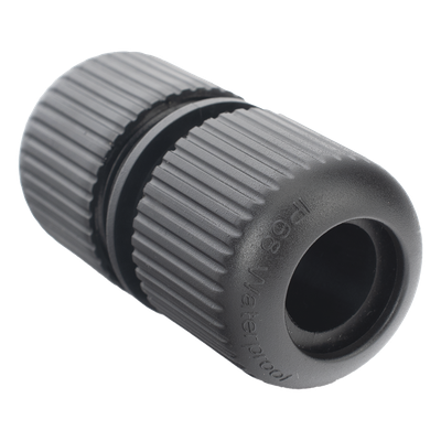 Protector Exterior IP68 / Conector Plug 12 Vcc / Cámaras Turbo HD / Polvo y Agua / Negro