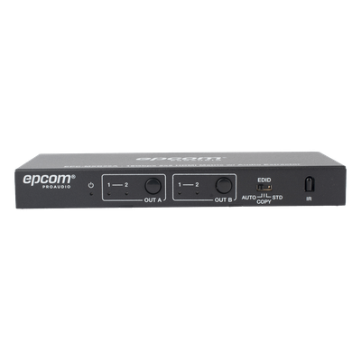 Matriz HDMI / 2x2 / 4K2K@60Hz / HDR / YCbCr 4:4:4 / 18 Gbps / Extractor de Audio / HDCP 2.2