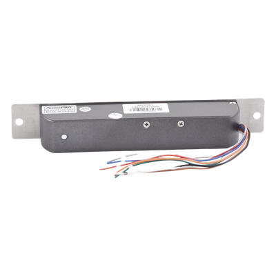 Cerradura de Perno Eléctrico / 2000 kg de Fuerza de Sujeción / Fail Safe / Sensor de Puerta NC/NO/COM / Retardo 0-9 s / 12 VCC