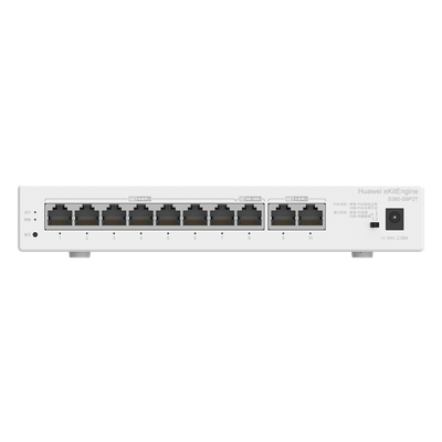 Router Controlador / 8 Puertos PoE LAN Gigabit / 2 Puertos WAN Gigabit / 1 Puerto LAN/WAN Gigabit / PoE 124 W / 64 APs / 250 Clientes / 16 Gbps Switching