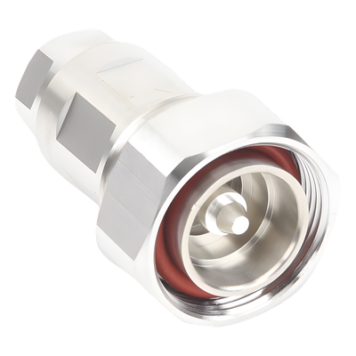 Conector Coaxial DIN 7/16 Macho / 50 Ohm / 0-7500 MHz / 1.0 kW @ 900 MHz / IMD -120 dBm / 884 Vrms