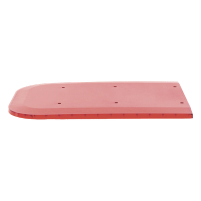 Domo lateral de reemplazo / Policarbonato rojo / Compatible X67 / 0.3 m (1 pie) aprox.