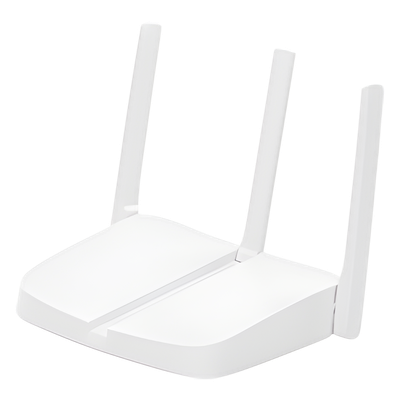 Router Inalámbrico N / Wi-Fi 2.4 GHz 300 Mbps / 4 Modos de Operación / 3 Antenas 5 dBi / 1 WAN + 3 LAN 10/100 Mbps / IPv6 e IPTV
