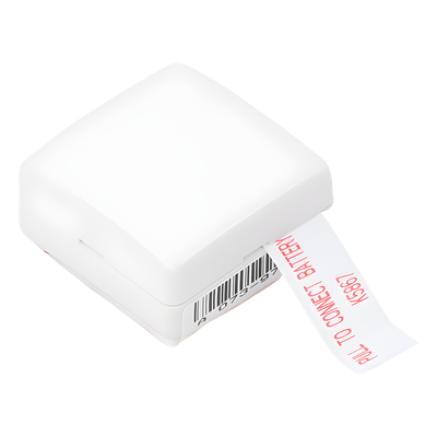 Sensor de Impacto Inalámbrico para Vidrio / Cobertura 3 m (9.8 ft) / Montaje Adhesivo Directo / Compatible Serie 5800 / Batería CR2 3V