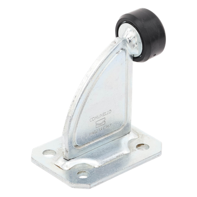 Tope de Paro / Acero Galvanizado con Tapón Nylon / Impacto 200 kg / 0.72 kg / Fijación por Taquetes