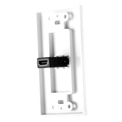 Placa de Pared / 1 Puerto HDMI Hembra-Hembra / Montaje Vertical / 70 x 115 mm / 2.75' x 4.52'