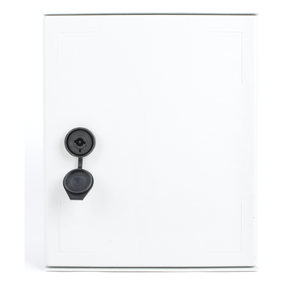 Gabinete de Poliéster / IP65 / 250 x 300 x 140 mm / Carga 30 kg / Placa Trasera Incluida / Cerradura con Llave