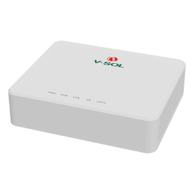 ONU Bridge / Dual GPON-EPON / 1x SC/APC PON / 1x LAN Gigabit / 1x CATV / Triple Play / 130x100x30 mm (5.1x3.9x1.2 in)