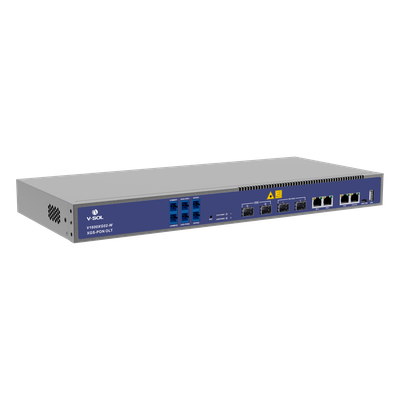 OLT / 2 Puertos XGSPON/GPON con WDM / 4 Puertos Uplink / Hasta 512 ONUs / 1.45 x 0.66 x 0.14 pies