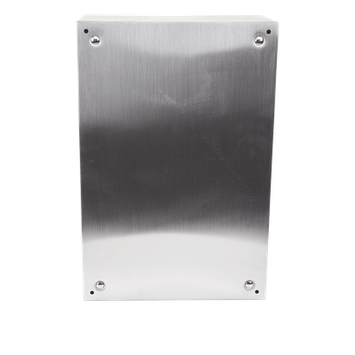 Gabinete de Acero Inoxidable IP66 / IK10 / 400 x 600 x 250 mm / 15.7 x 23.6 x 9.8 in / Carga 50 kg / Placa Galvanizada