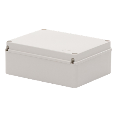 Gabinete de Plástico IP55 / 190 x 240 x 95 mm / Protección EMI y Antiestática / -40 a 120°C / Aplicaciones Solares y Telecomunicaciones
