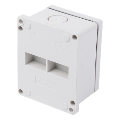 Caja de Interconexión / 6 Terminales / IP65 / 110 VCA / 12-24 VCC / 91 x 75 x 43 mm (3.58 x 2.95 x 1.69 in)