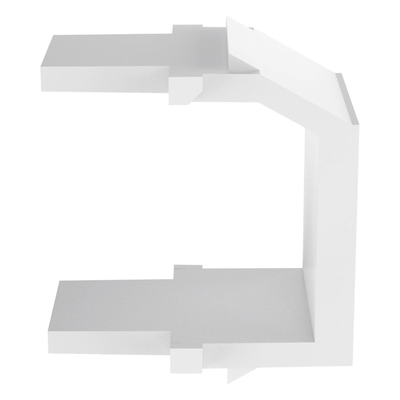 Módulo de Tapa Ciega / Keystone / 1 Espacio / 0.87' x 0.64' x 0.79' / ABS / ROHS