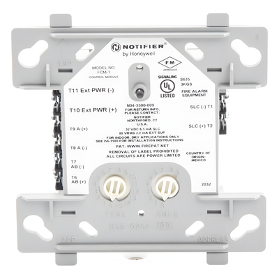 Módulo de Control Direccionable / Circuito NAC 24 VDC o Audio 70.7 Vrms / Protocolo FlashScan / Direccionamiento 01-159 / Clase A o B