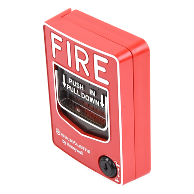 Estación Manual de Alarma Contra Incendio / Doble Acción / Cerradura con Llave / Montaje en Superficie o Empotrado / UL 38