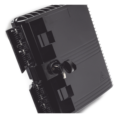 Cierre de Empalme FTTx / 24 Fusiones / Splitter 1x8 SC/APC / 16 Puertos Drop / IP65 / -40°C a +85°C