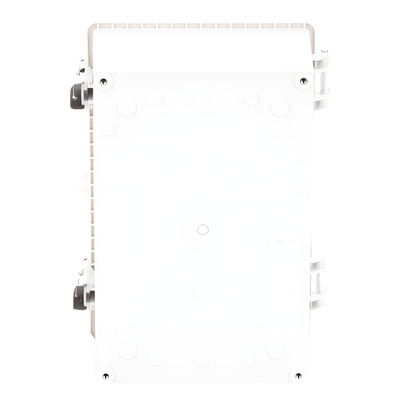 Gabinete Plástico ABS / IP66 / Puerta Transparente Policarbonato / 190 x 290 x 140 mm / Cierre Broche Inoxidable / Compatible Candado Perno 5 mm