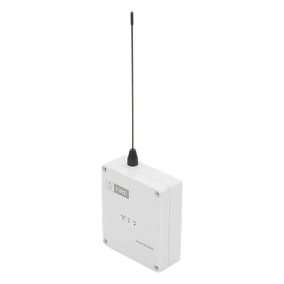 Transmisor Inalámbrico / 2 Contactos Secos NA / Alcance 2500 m (8202.1 ft) / 433.92 MHz / Antena 190 mm / -20°C a +80°C