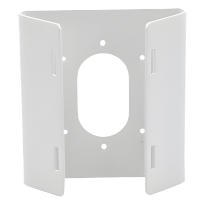 Montaje en Poste para Cámara IP / Acero Inoxidable / Compatible DS-2CD26 / Exterior / Blanco