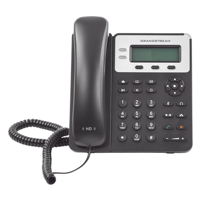 Teléfono IP / 2 Líneas SIP / Audio HD / LCD 132x48 Retroiluminada / Dual Ethernet 10/100 Mbps / Conferencia 3 Vías / 3 Teclas XML Programables
