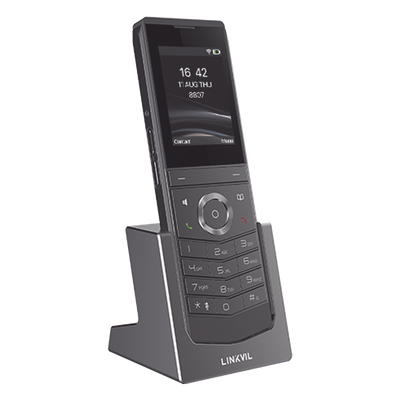 Teléfono IP Wi-Fi Portátil / Wi-Fi 6 Dual Banda / IP67 / Bluetooth 5.0 / Batería 1900 mAh / Pantalla 2.4''