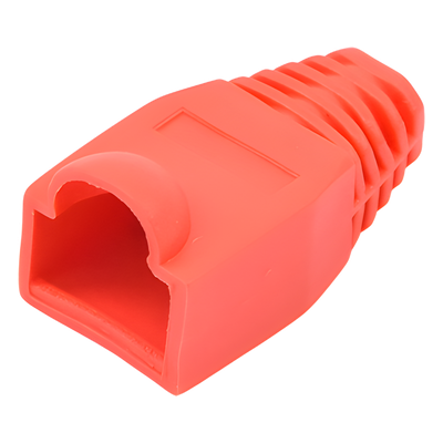 Capa Plástica para Conectores RJ45 / 27.5 mm Largo / 6.0 mm Diámetro Compatible / Color Rojo