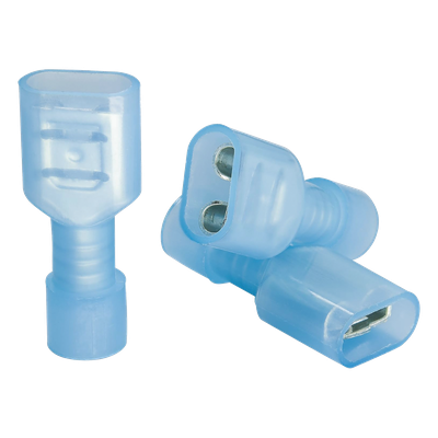 Terminal hembra aislada / 16-14 AWG / Paquete 25 piezas / Uso industrial