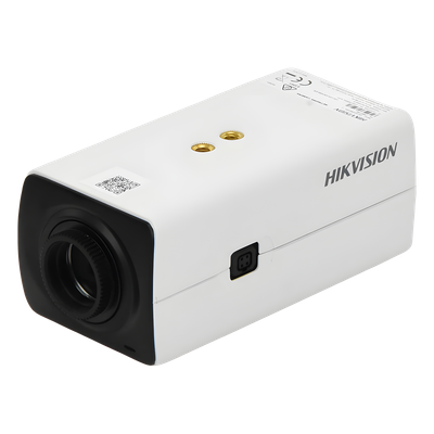 Cámara Box IP / 2 MP / Ultra Baja Iluminación 0.005 lux / WDR 120 dB / PoE 802.3af / 12 Vcc / Micro SD 128 GB