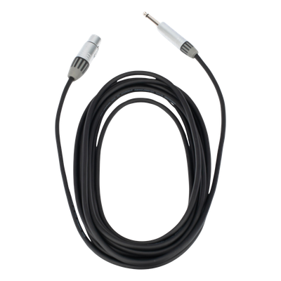 Cable de Audio / XLR 3 Polos Hembra a Plug 1/4 in Mono / 3 m (9.8 ft) / Triple Blindaje / Conectores Seetronic Serie M