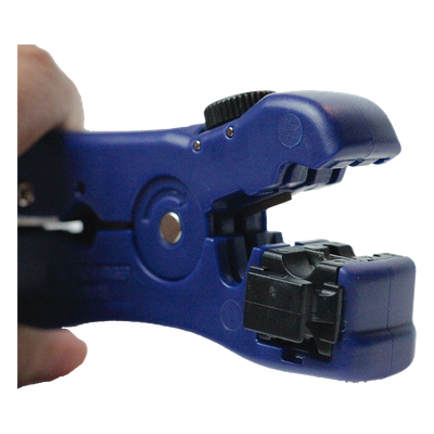 Peladora para Cable / UTP/STP Cat6-Cat5e / Coaxial RG6-RG59-RG11 / Cuchilla Ajustable