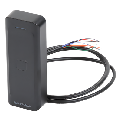 Lector de Tarjetas PROX EM / Exterior IP65 / Wiegand W26/W34 / Perfil Delgado 0.67' / LED y Zumbador / -20°C a 65°C