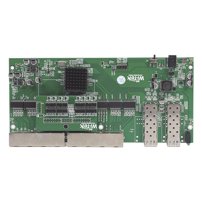 Switch PoE Inverso / 7x PoE In 24V / 1x PoE Out 24V 1A / 2x SFP / IP67 / 20 Gbps / 10.8x9.5x5.1 in
