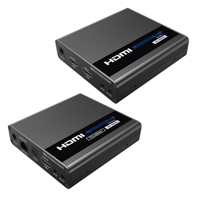 Extensor HDMI / 4K @ 60 Hz / Sin Compresión / Cero Latencia / Alcance 700 m (2296.6 ft) / Cascada 10 Receptores / IR Bidireccional / ARC / S/PDIF