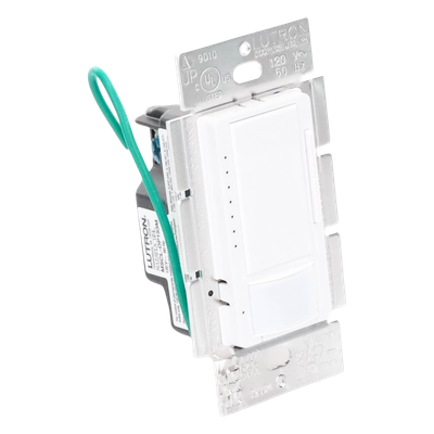 Atenuador de Pared con Sensor de Ocupación y Vacancia / 120 V / 600 W Incandescente-Halógeno / 150 W LED-CFL / 180° / 81 m² (871.9 ft²) / Unipolar o Multilocalización