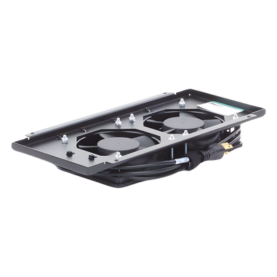 Kit de Ventiladores para Gabinete / 2 Unidades / 122 CFM Total / 120 Vca / Cable 2 m (6.6 ft) / Montaje Completo